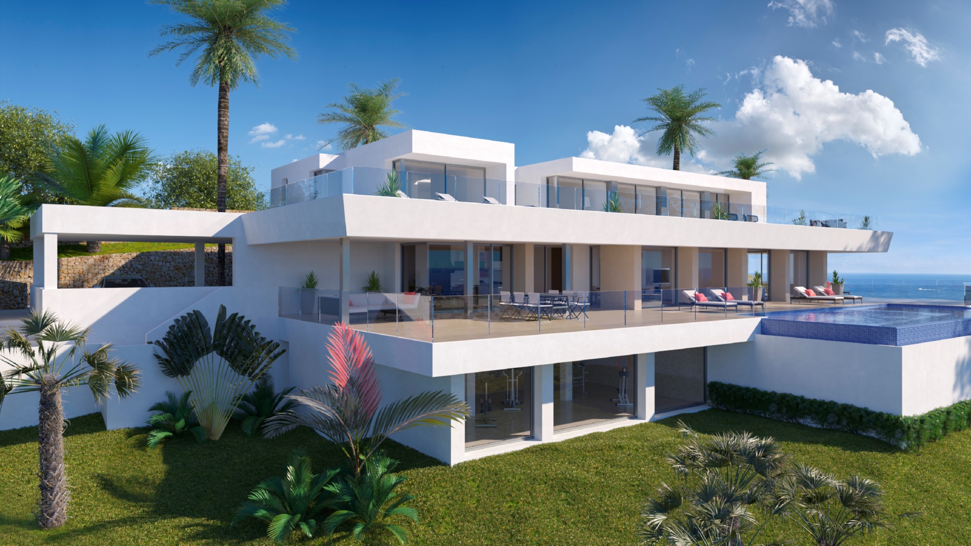 VA-AJ066 - Villa La Cala chalet de lujo moderno en venta en Residencial Jazmines Cumbre del Sol