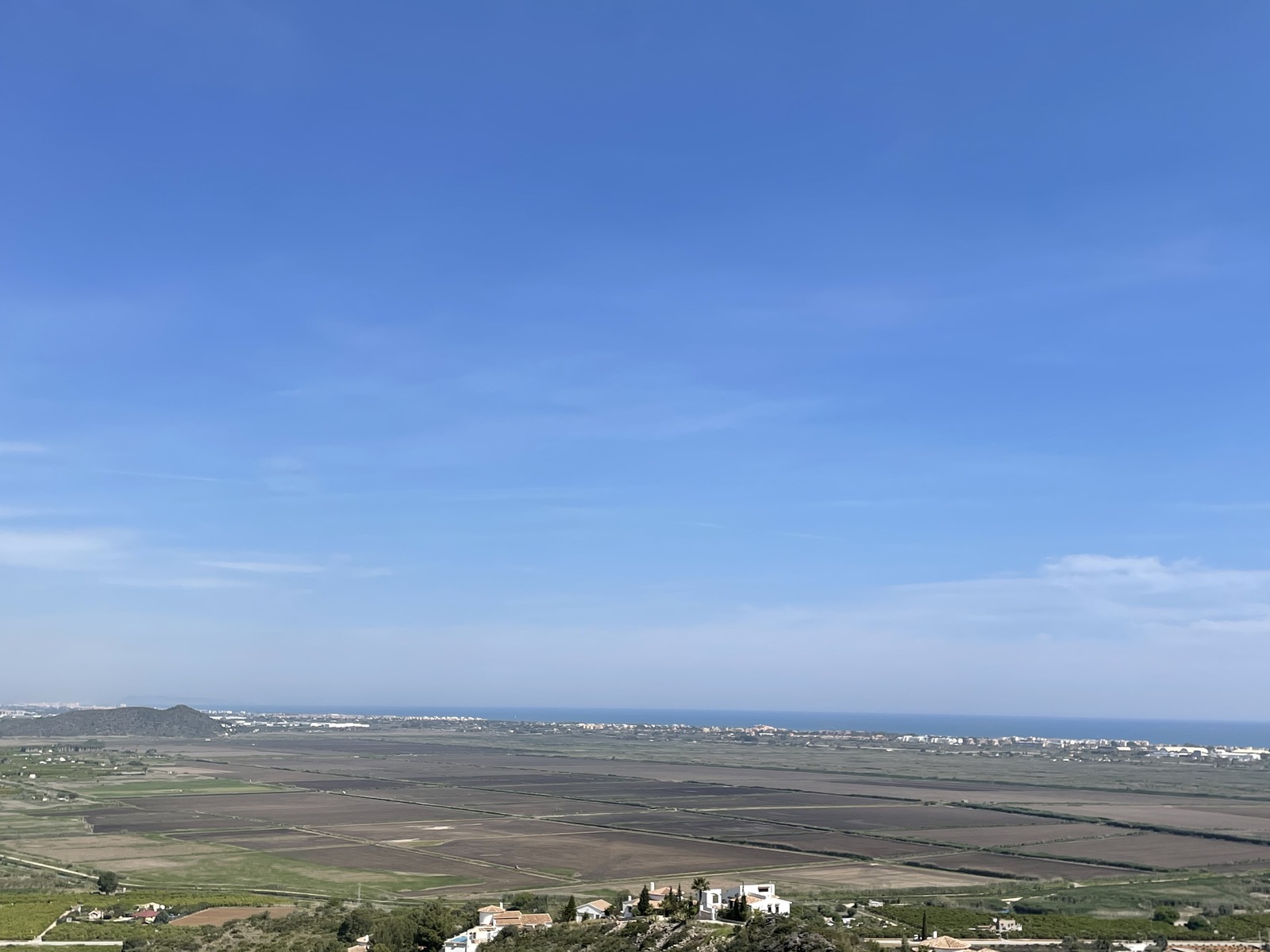 Terrain avec vue panoramique sur la mer à Monte Pego