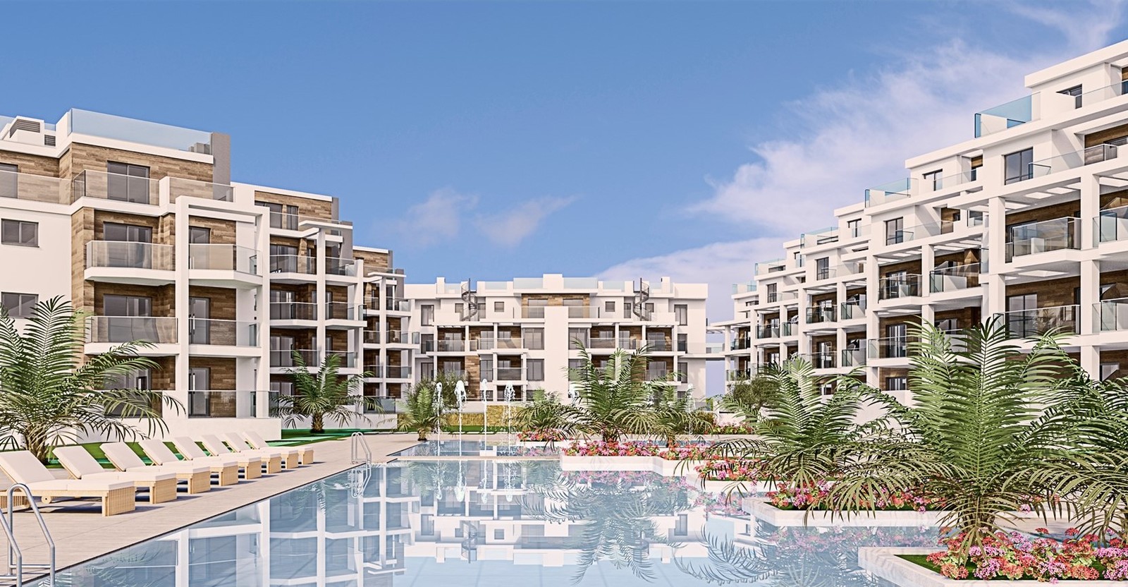 32 Neubau Appartments, mit 2 oder 3 Schlafzimmern, 2 Badezimmer, ab 295.000 - 599.000€ 