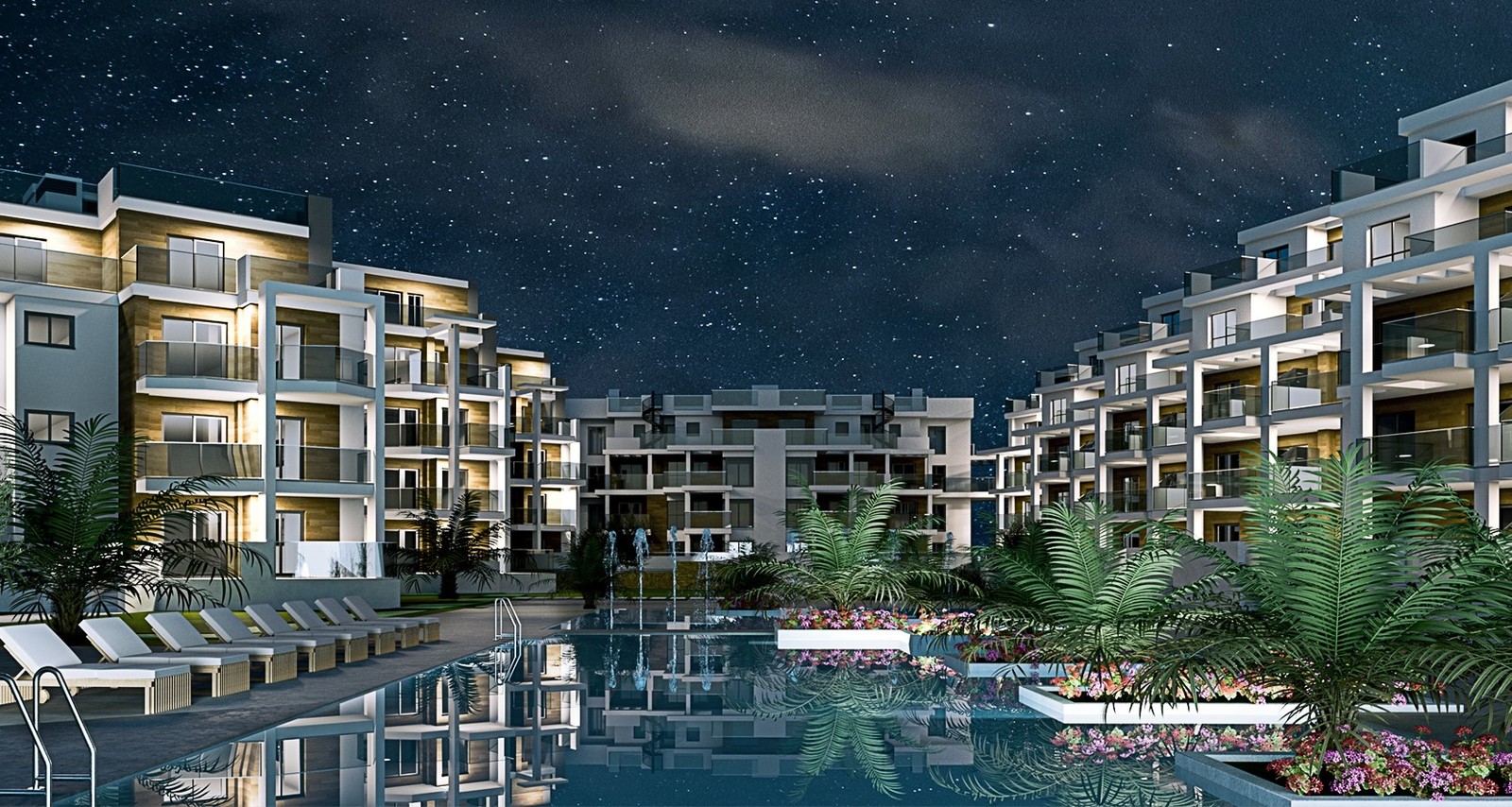 32 Neubau Appartments, mit 2 oder 3 Schlafzimmern, 2 Badezimmer, ab 295.000 - 599.000€ 