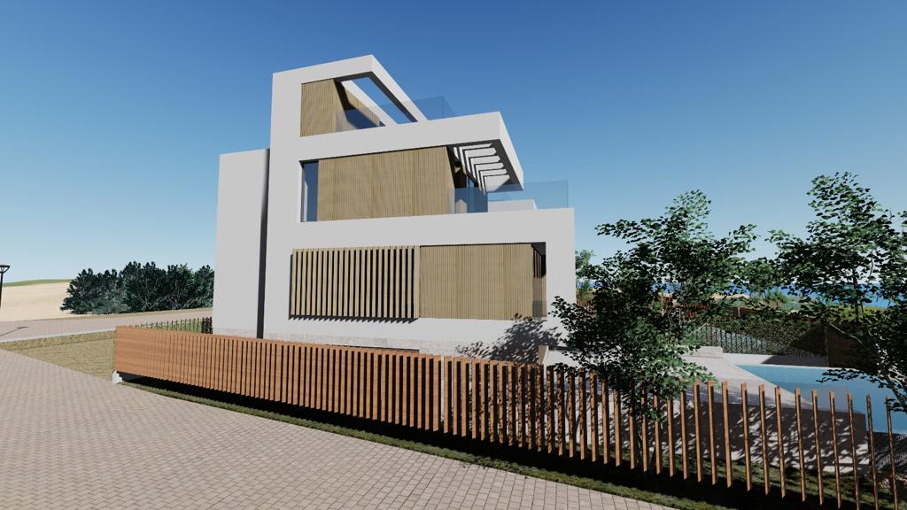 Nouvelle villa de luxe avec accès direct à la plage, non loin du port et du terrain de golf.