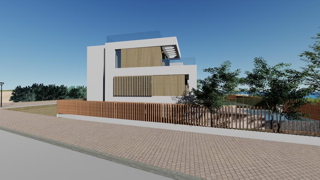 Nouvelle villa de luxe avec accès direct à la plage, non loin du port et du terrain de golf.