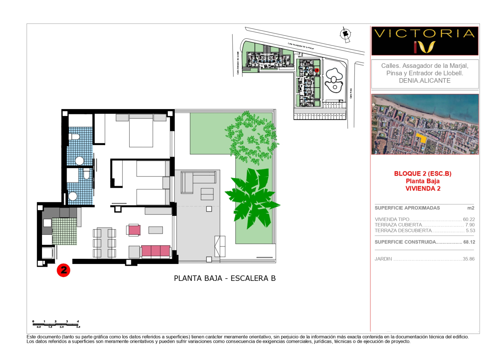 Modern residential complex in Denia km 2 of the Las Marinas road.