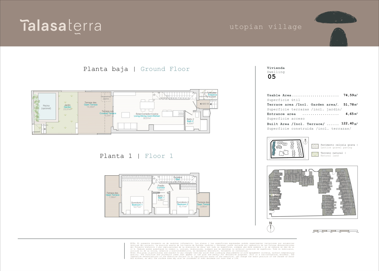 Neubau-Reihenhaus in El Vergel in der Nähe vom Meer