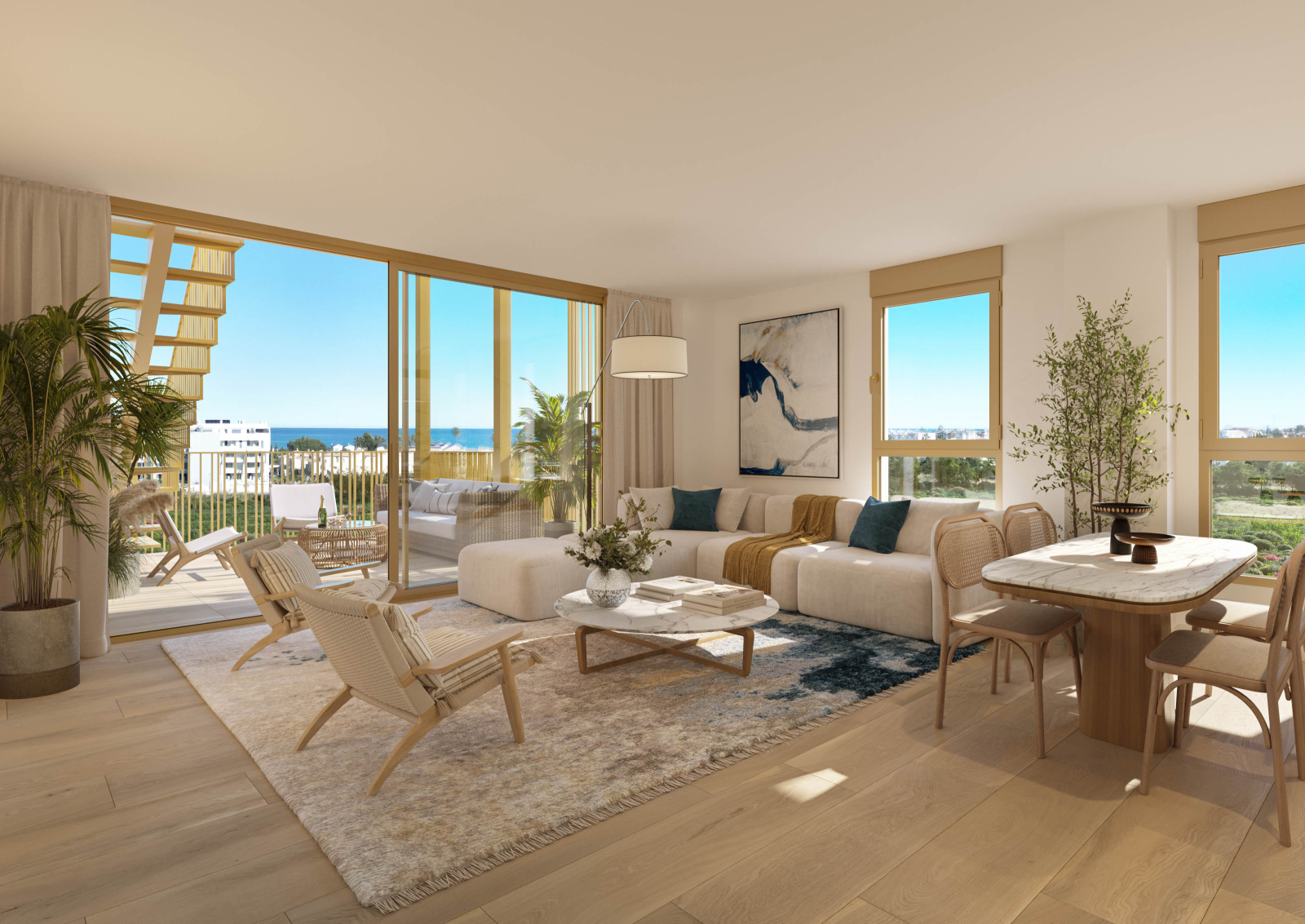 Neubau-Appartement in El Vergel in der Nähe vom Meer
