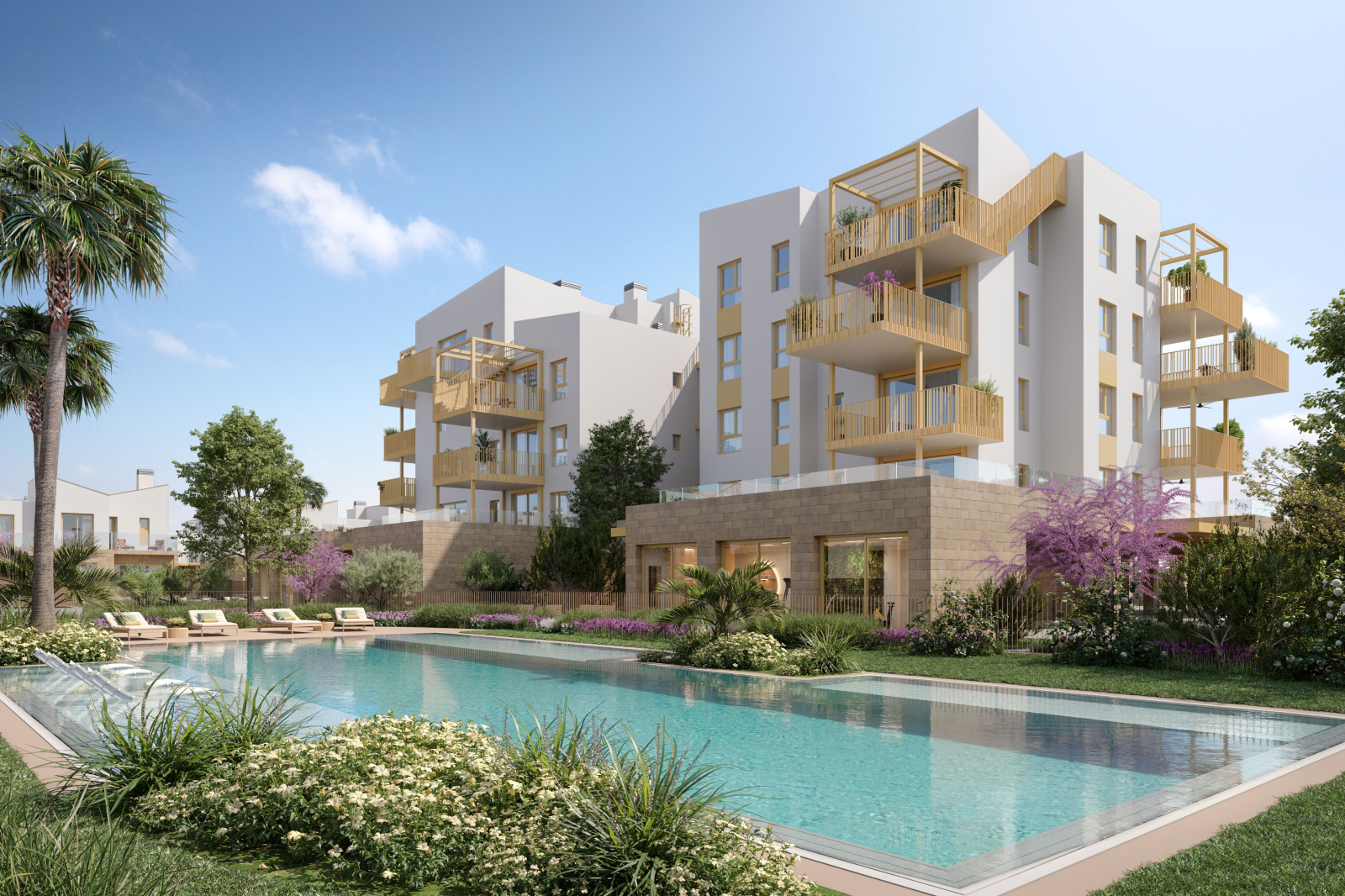 Neubau-Reihenhaus in El Vergel in der Nähe vom Meer