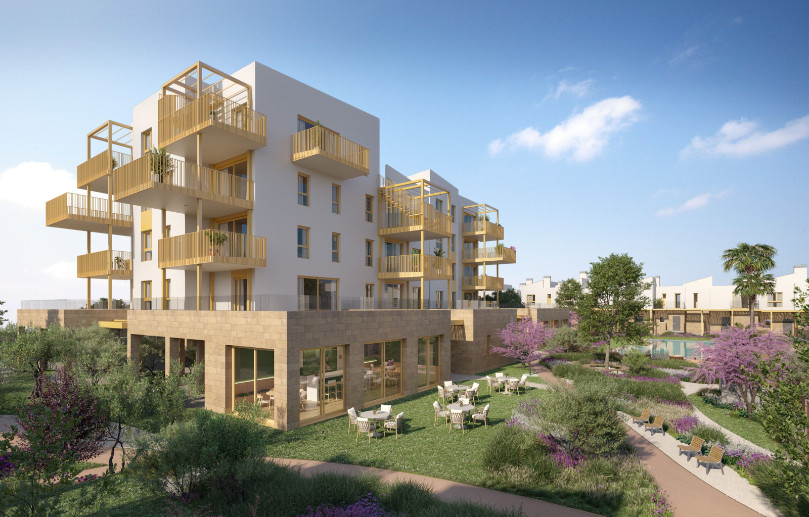 Neubau-Reihenhaus in El Vergel in der Nähe vom Meer