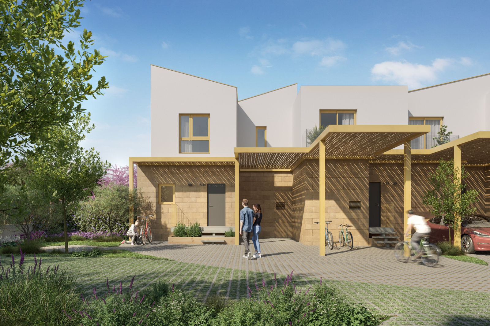 Neubau-Reihenhaus in El Vergel in der Nähe vom Meer