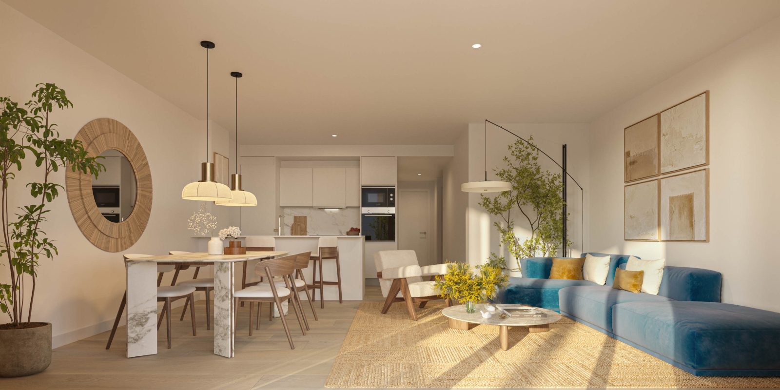 Neubau-Appartement in El Vergel in der Nähe vom Meer