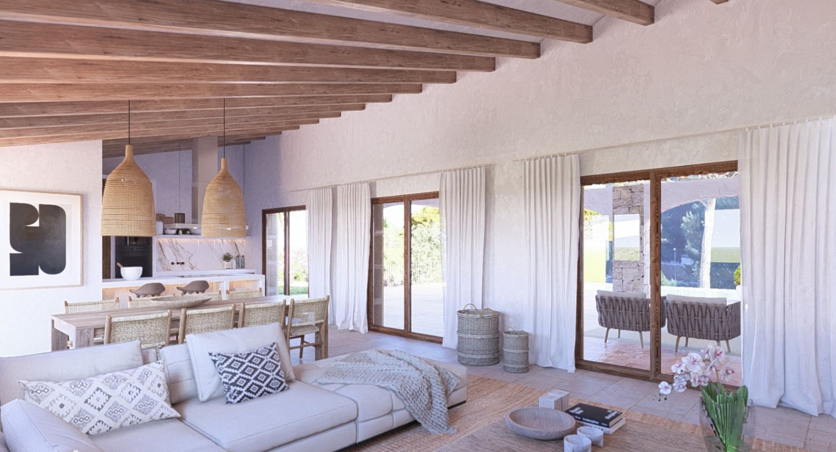 Atemberaubende neue moderne Villa