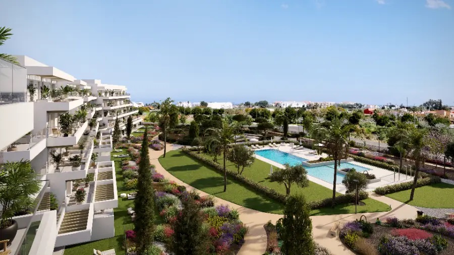 Appartement neuf avec 3 chambres à 200 m de la plage