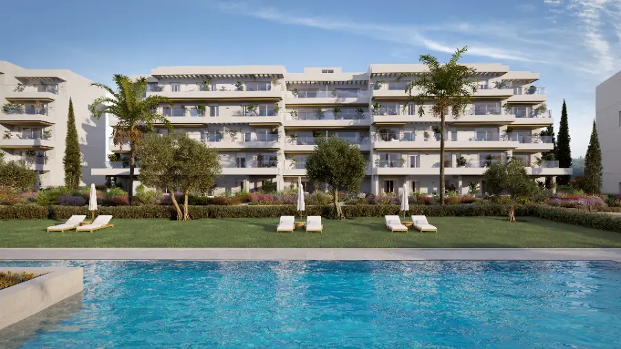 Appartement neuf avec 3 chambres à 200 m de la plage