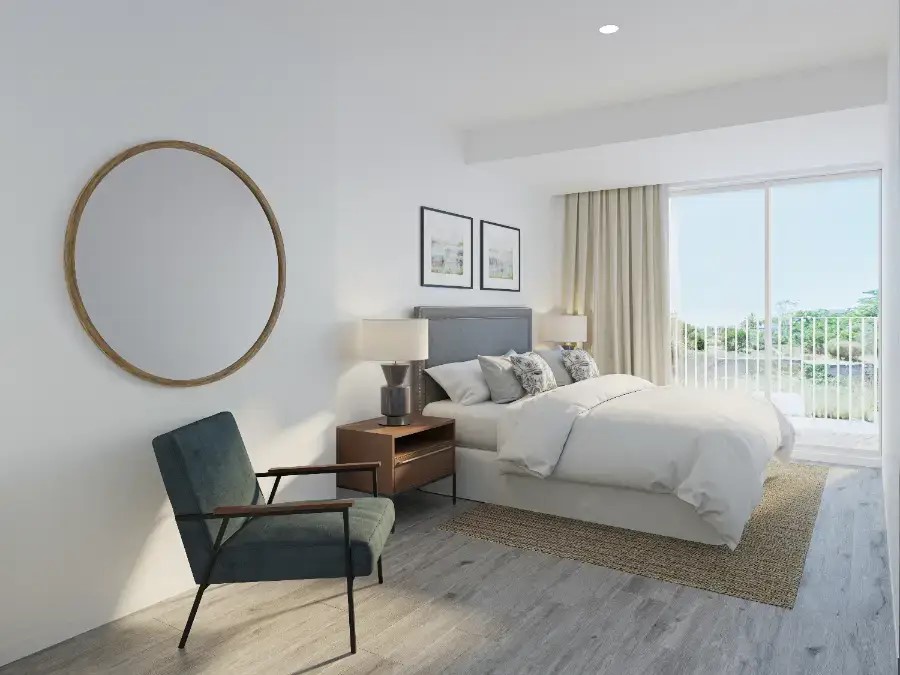 Appartement neuf exclusif de 3 chambres avec piscine, place de garage et débarras