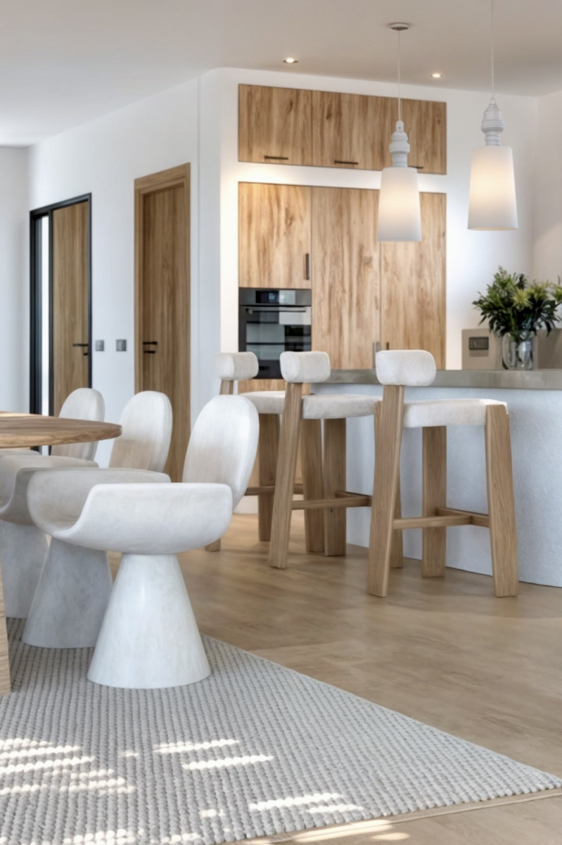 Villa neuve avec 4 chambres et 4 salles de bains, ensoleillée toute l'année