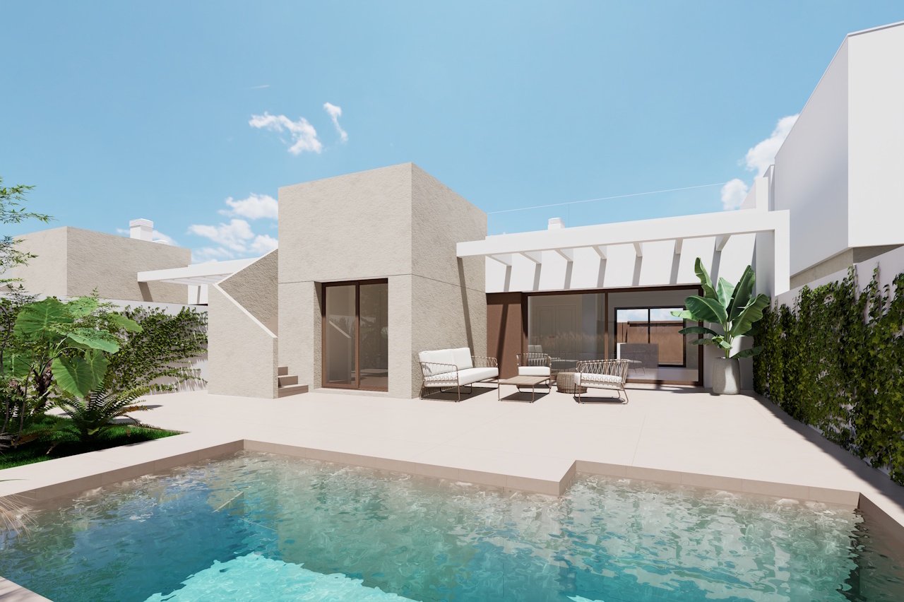 HA-LAN-451-E02 - Villen mit 3 Schlafzimmern, 2 Bädern, Dachterrasse, Tiefgaragenstellplatz und Gemeinschaftspool neben Serena Golf