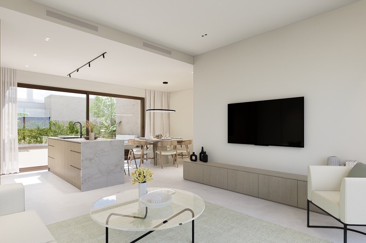 HA-LAN-451-E02 - Villen mit 3 Schlafzimmern, 2 Bädern, Dachterrasse, Tiefgaragenstellplatz und Gemeinschaftspool neben Serena Golf
