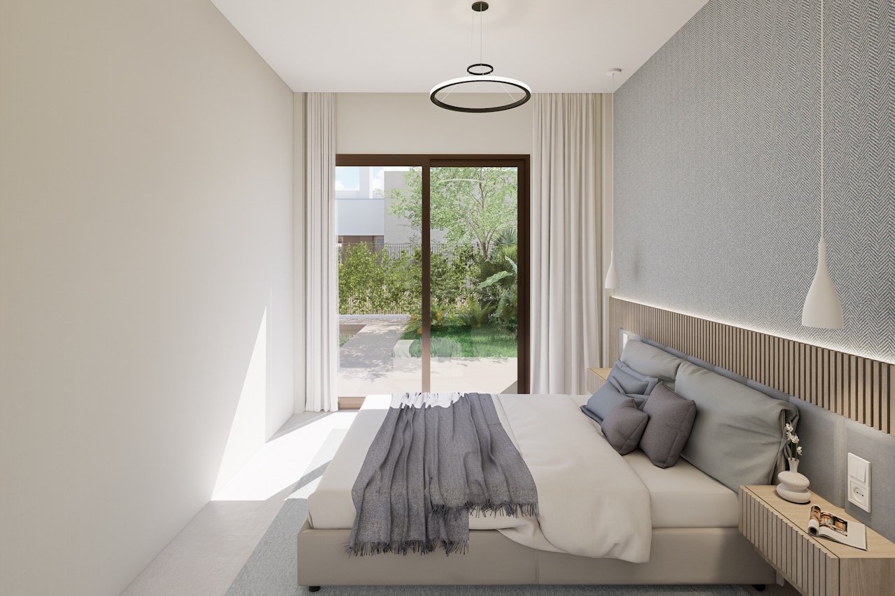 HA-LAN-451-E02 - Villen mit 3 Schlafzimmern, 2 Bädern, Dachterrasse, Tiefgaragenstellplatz und Gemeinschaftspool neben Serena Golf
