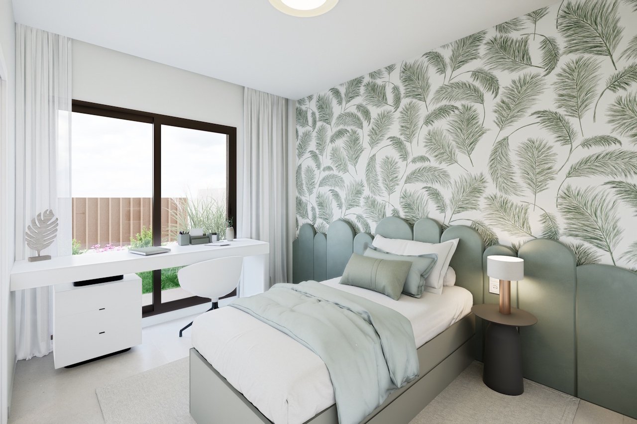 HA-LAN-451-E03 - Villen mit 3 Schlafzimmern, 3 Bädern, Dachterrasse, Tiefgaragenstellplatz und Gemeinschaftspool neben Serena Golf