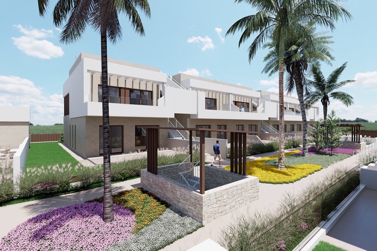 HA-LAN-451-E03 - Villen mit 3 Schlafzimmern, 3 Bädern, Dachterrasse, Tiefgaragenstellplatz und Gemeinschaftspool neben Serena Golf
