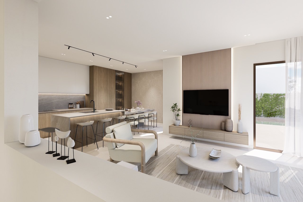HA-LAN-451-E03 - Villen mit 3 Schlafzimmern, 3 Bädern, Dachterrasse, Tiefgaragenstellplatz und Gemeinschaftspool neben Serena Golf