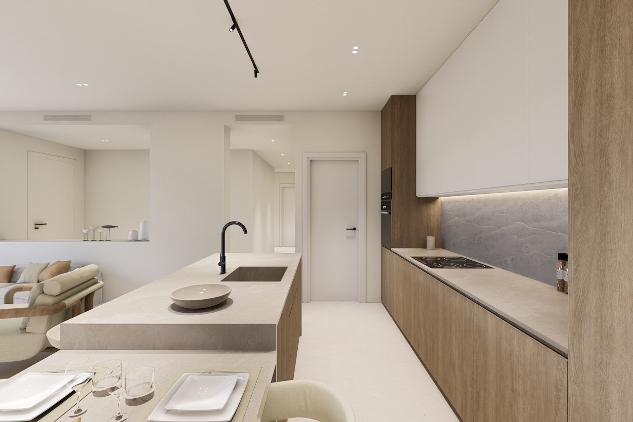 HA-LAN-451-E03 - Villen mit 3 Schlafzimmern, 3 Bädern, Dachterrasse, Tiefgaragenstellplatz und Gemeinschaftspool neben Serena Golf