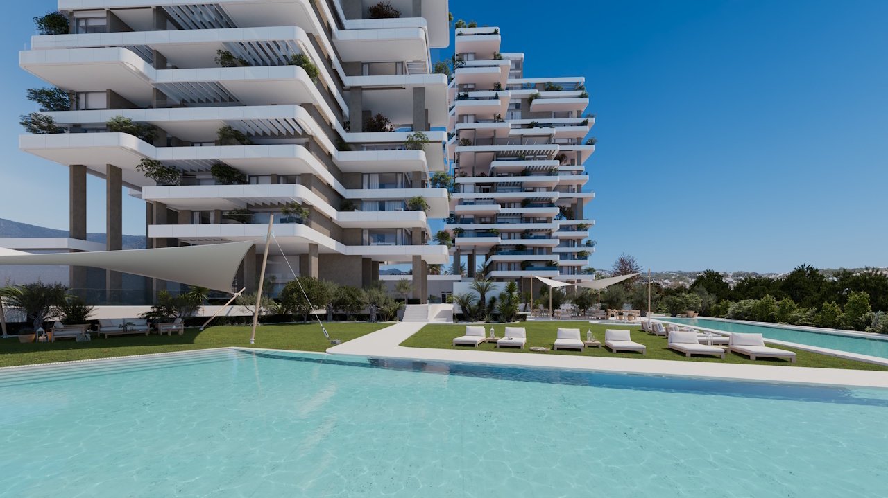 HA-CAN-160-A01 - Luxus-Wohnungen mit 2 Schlafzimmern, 2 Bädern und Meerblick in exklusiver Anlage mit Außenpools und Wellness-Bereich nur 900 m vom Strand